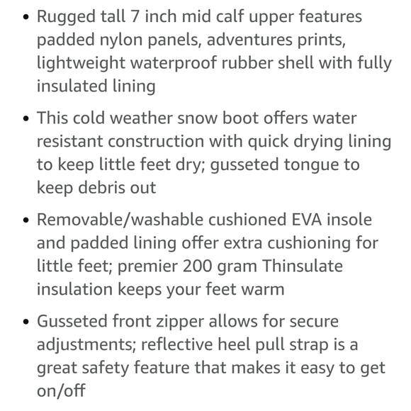 Northside Icicle snow boot, gray/black, size 6, 🆕 - Picture 16 of 16